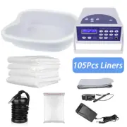 Ionic Detox Foot Bath Aqua Spa Cell Cleanse Machine with 2 Arrays + 105 Liners