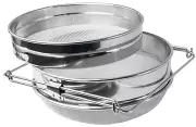VIVO Stainless Steel Honey Strainer Double Sieve, Bee Keeping Equipment Filte...