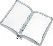 SECFOU Zipper Notebook Cover Ring Binder Shell with Design for School Aesthetic Lightweight and Easy to Use for Travel Journals and Office Supplies