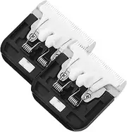SOESFOUFU 2pcs Hair Clipper Head Pet Trimmers Blades for Dogs Pet Hair Trimming Blades Dog Trimmers Refills Pet Hair Trimmer Blades Cat Hair Trimmer Blades Hair Clipper Blades for Cats