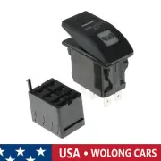 LED Light Bar Rocker Switch & Connector Amber for Can Am Maverick Commander