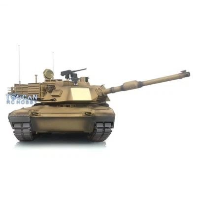 2.4G Henglong 1/16 7.0 Metal Tracks M1A2 Abrams RTR BB Shooting IR RC Tank 3918