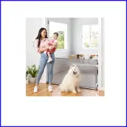 Retractable Baby Gate 33" Tall x 71" Wide - Locking Mesh for Indoor & Outdoor
