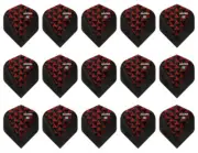 5 Sets Target Agora Ultra Ghost Standard Shape Flights – Ships w/ Tracking – Red