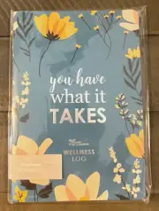 Erin Condren Blue Book Daily Wellness Log Journal You Have What It Takes Planner