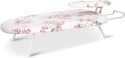 Pro Ironing Board Household Folding Ironing Board, Mini Desktop Small Ironing Board with Scalable Ironing Frame for Sewing Craft Room Household Adjustable Ironing Board