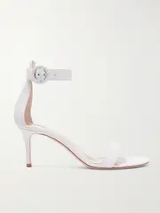 [Gianvito Rossi] Gianvito Rossi - Portofino 70 Leather Sandals - White - IT41 IT 41 White