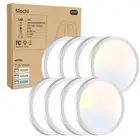 8PACK LED Flush Mount Ceiling Light Fixture, 3000K-4000K-6500K & 100W Equival...