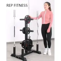 在飛比找蝦皮購物優惠-REP FITNESS 5CM槓片收納架大孔槓片架 奧林匹克