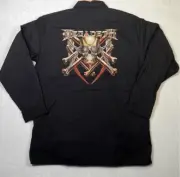 Megadeth vintage Dickies collab Button down concert release shirt NWT Men Large
