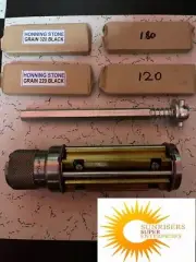 New honing tool cylinder 2-1 / 2 "to 5-1 / 2" engine honing + 4 sets of stones h