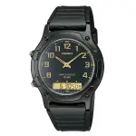 【CASIO】卡西歐雙顯平價電子錶 AW-49H-1B 防水 宏崑時計 台灣卡西歐保固一年