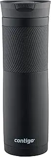 Contigo SnapSeal Byron Vacuum Insulated Stainless Steel Travel Mug, 24oz, Matte Black