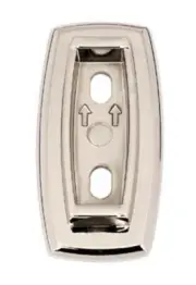 Alno A8989-PN Euro Bath Baseplate Polished Nickel