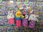 PEZ Japanese Finger Puppets-Rabbit, Lamb, Chick, Penguin- set of 4- 2008