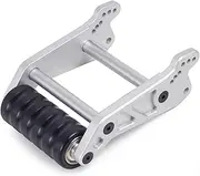 IWBR 1pc Adjustable Wheelie Bar Anti Roll Wheel Parts for 1/8 Losi LMT 4WD Solid Axle RC Monster Truck RTR Grave Digger (Color : Silver)