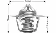 Dayco Thermostat for Triumph TR4 1/1962 - 12/1967 2.1L 4 cyl 8V OHV Carb TR4 (for: Triumph)