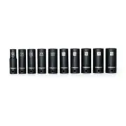 10-Piece 1/2-Inch Drive Deep Impact Grade Thin Wall Socket Set with Wall Moun...