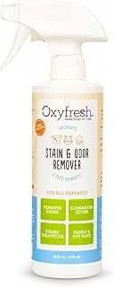 Oxyfresh Advanced Pet Stain Remover & Urine Odor Eliminator – Fast Acting Pet Odor Eliminator for All Surfaces - Best Way to Remove Stains - Dog & Cat Urine Neutralizer
