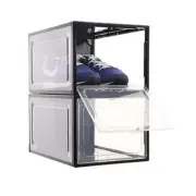 7 pcs Magnetic Drop Front Sneaker Boxes Containers