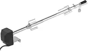 BBQ Rotisserie Spit with Motor Steel 1000 mm,Roaster Ovens & Rotisseries-42249