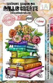 AALL And Create A7 Photopolymer Clear Stamp Set-The Story Never Ends LLTP1149