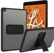 JeLLYPIE for iPad mini 5 Case, iPad mini 4 Case with Kickstand, Frost Translucent Smooth Slim Cover for iPad mini 5/4, Black
