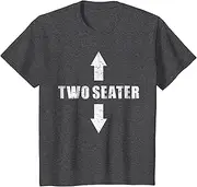 X.Style Two Seater Motorbiking Shirt Funny Enduro Motorcycle ds2581 T-Shirt Black