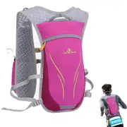 Sports Hydration Backpacks 10L Multifunctional Lightweight Backpack for Hiking Cycling Running-Pink