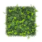 20"x20" Artificial Faux 3D Mix Leaf Privacy Fence Screen Decor Panel Hedge V11
