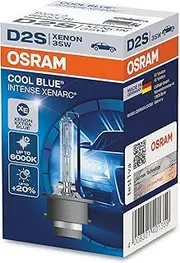 OSRAM 66240CBI XENARC COOL BLUE INTENSE D2S HID xenon arc tubes, discharge lamp, 66240CBI, folding carton box (1 unit)