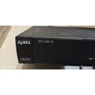 ZyXEL合勤(ES1100-24) 24埠 交換器 故障零件機