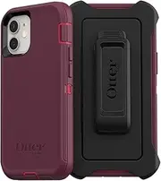 OtterBox Defender Series SCREENLESS Case Case for iPhone 12 Mini - Berry Potion (Raspberry Wine/Boysenberry)