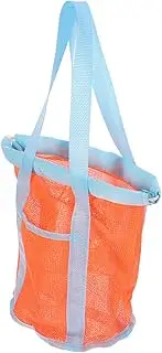 Totority Beach Bag Organizer Mesh Drawstring Bag for Boys and Girls Toys Pool Beach Balls Toy Carrying Tote Storage Travel Handbag