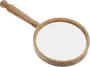 SOESFOUFU Lightweight Vintage Magnifying Glass Handheld Magnifier for Reading Home Office Use for Seniors Jewelry Maps Exploration