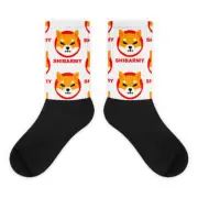 Shiba Inu Shibarmy Crypto Doge Coin Killer Socks FREE US SHIPPING