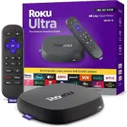 Roku Ultra 2024 | 4K/HDR10+/Dolby Vision & Atmos Streaming Device Rechargeabl...
