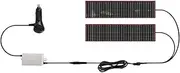 Colorful LED Matrix Pixel Panel for Car - Remote Control Truck Windshield Devil Eye Animation Light, Foldable Soft Screen Lamp(P104-2pcs 60CM)