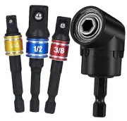 Impact Grade Driver Sockets Adapter Extension Set Drill Bit 3Pcs Hw-3h-105black