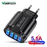 4 USB Charger Fast Charge