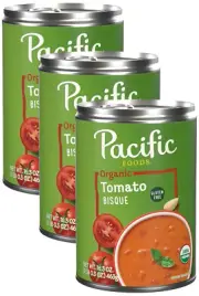 Organic Tomato Bisque, Vegetarian Soup 16.3 Oz Can (Pack of 3)