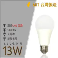 在飛比找PChome24h購物優惠-台灣製造 LED燈泡 13W 20超取免運《限時下殺》超節能