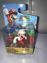 Nintendo Super Mario Wave 25 FIRE MARIO 2.5-Inch Mini Figure Jakks