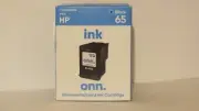 onn. Ink Hp 65 Black expires 04-2025