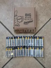 Energizer AAA Batteries 32 Count Triple A Alkaline Batteries 8 Packs of 4