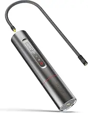 Norshire Tire Inflator Digital Portable Air Compressor with 90% Metal and 0.01 Precision, TFT Color Touch Screen Display, Rechargeable Li-ion Battery, for Bike, Car, Ball