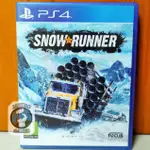 SNOW RUNNER PS4 CASSETTE SNOWRUNNER PLAYSTATION 4 CD BD 遊戲遊戲