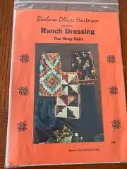 Barbara Oliver Hartman RANCH DRESSING The Wrap Skirt Patchwork Pattern Inst