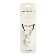 Wishstone White Howlite Heart Pendant Necklace Women's Accessories