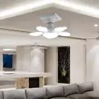 E27 Lamp Head Deformable Folding Adjustable Ceiling Lamp Work Lights (C)
